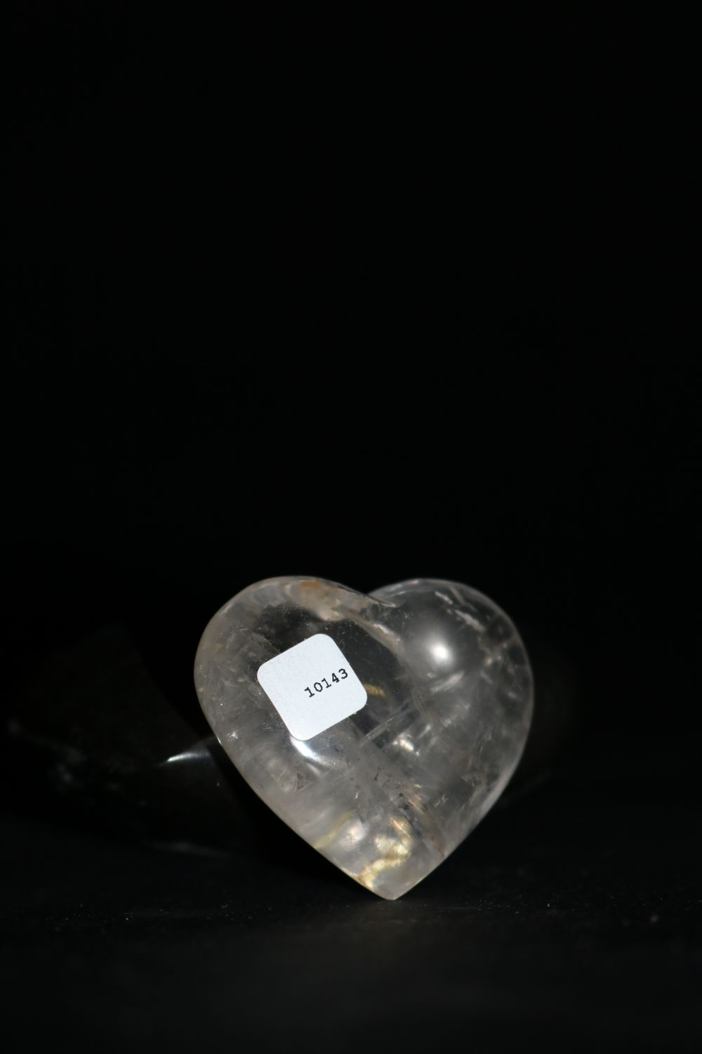 Polished Small Rock Crystal Gemstone Hearts