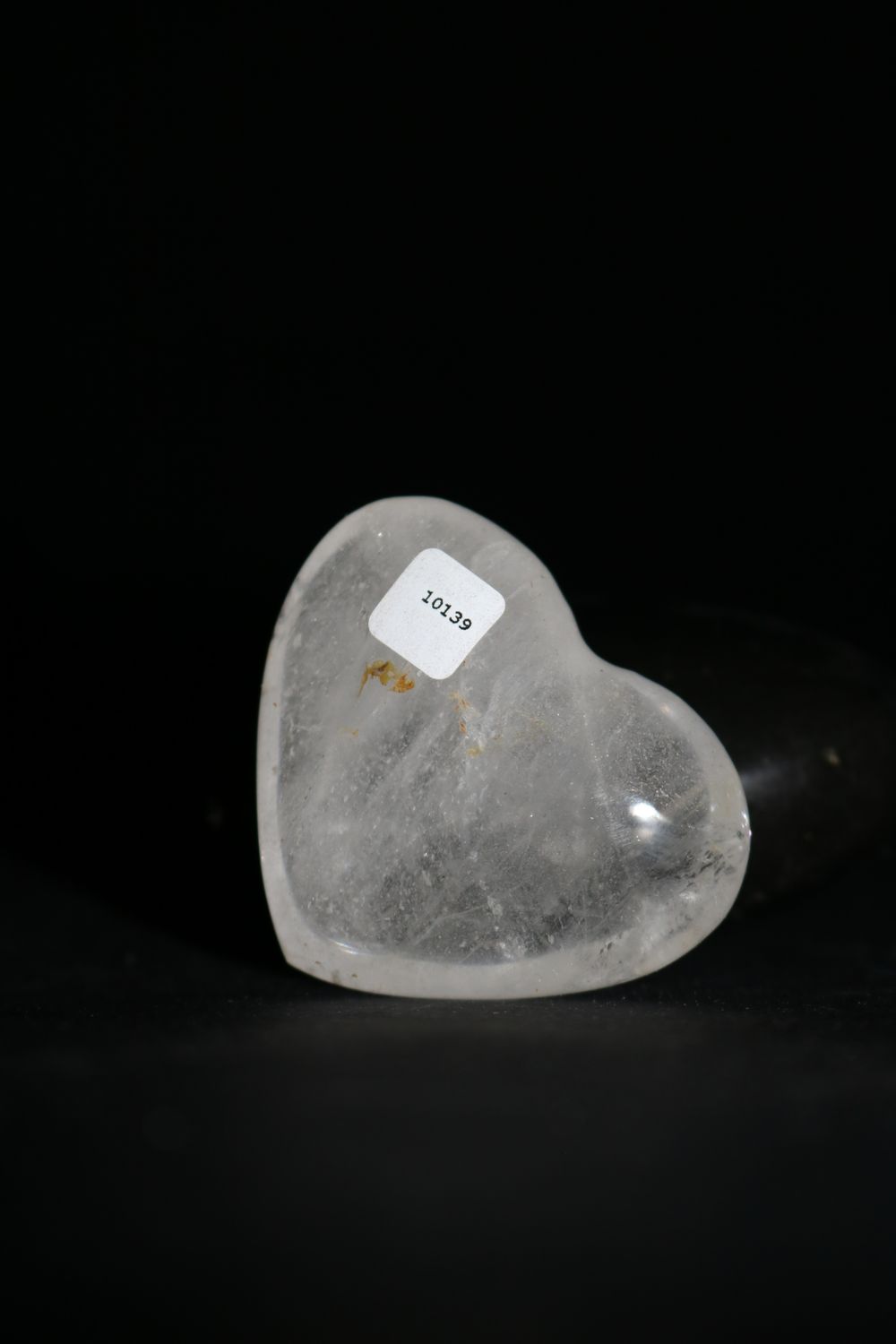 Polished Small Rock Crystal Gemstone Hearts