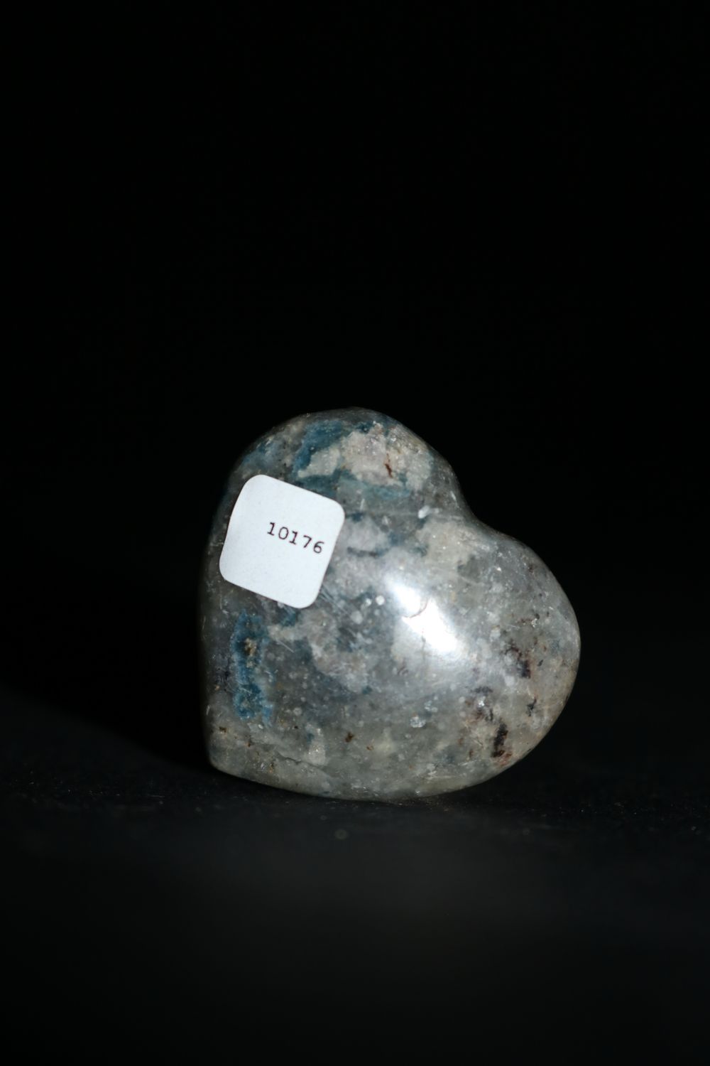 Polished Rare Dumortierite Hearts