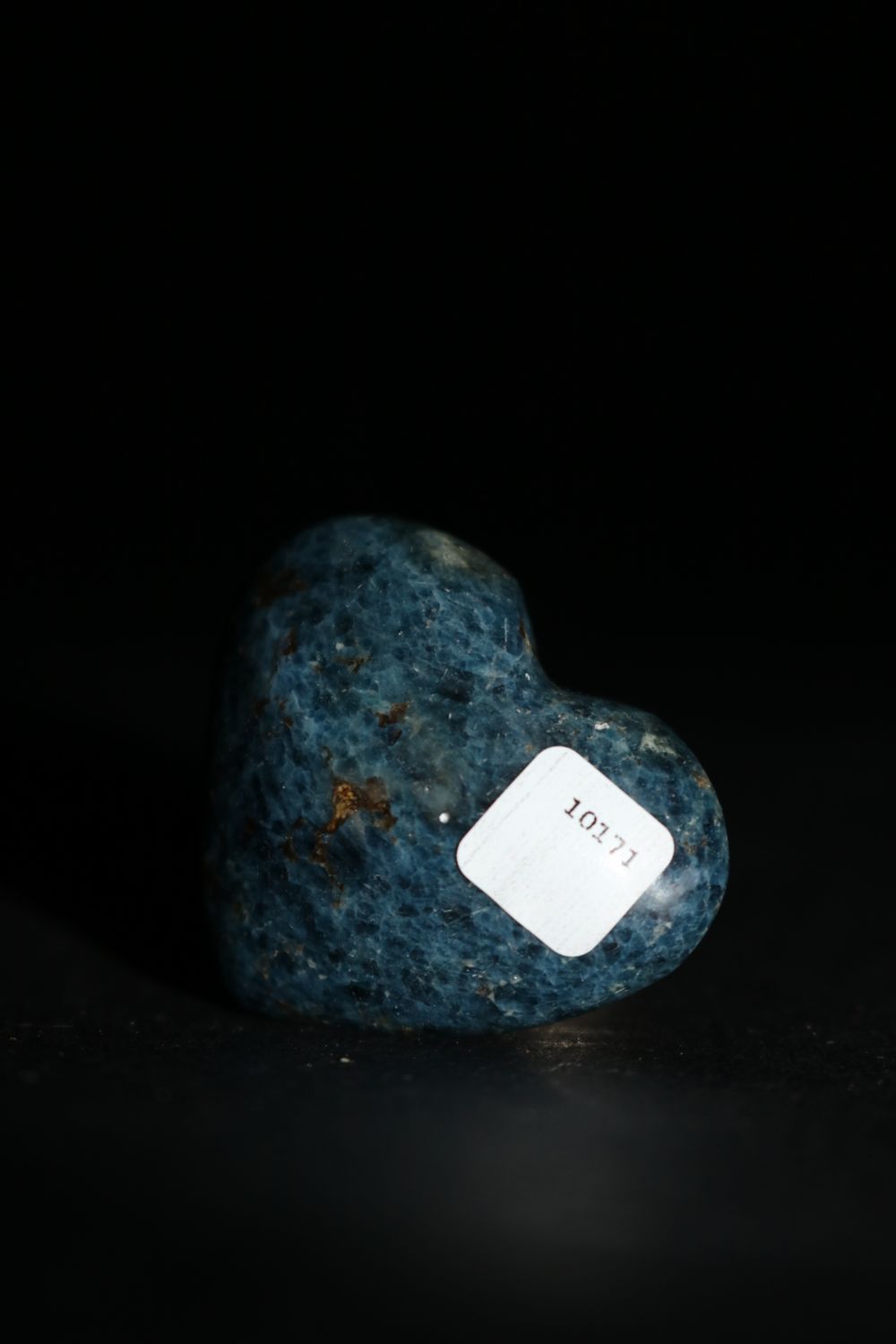 Polished Rare Dumortierite Hearts