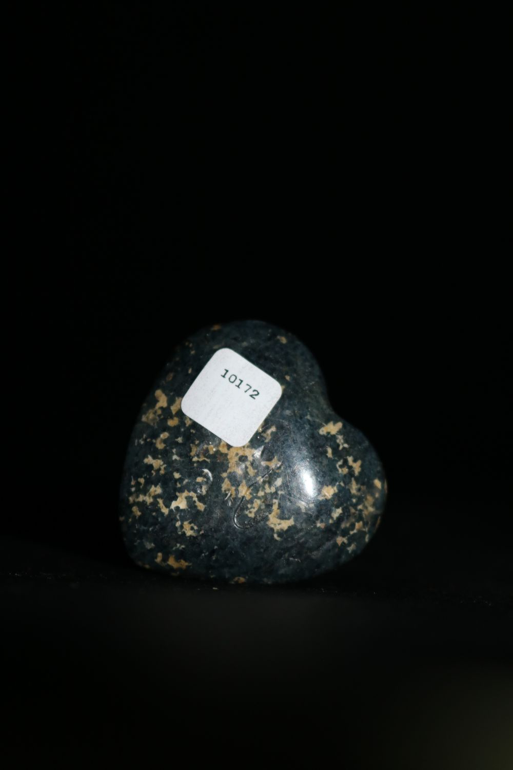 Polished Rare Dumortierite Hearts