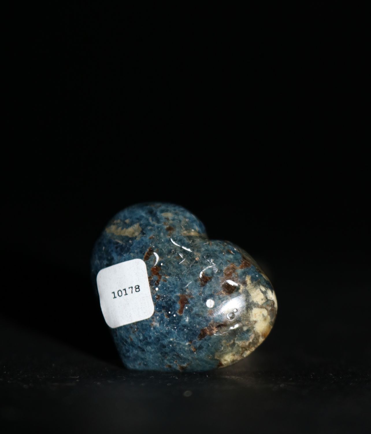 Polished Rare Dumortierite Hearts