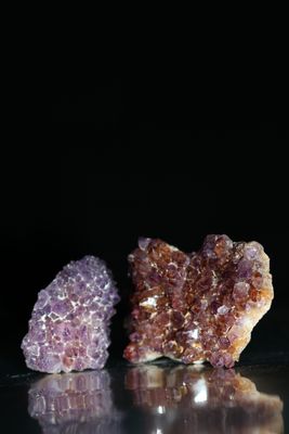 Natural Small Dark Amethyst Clusters