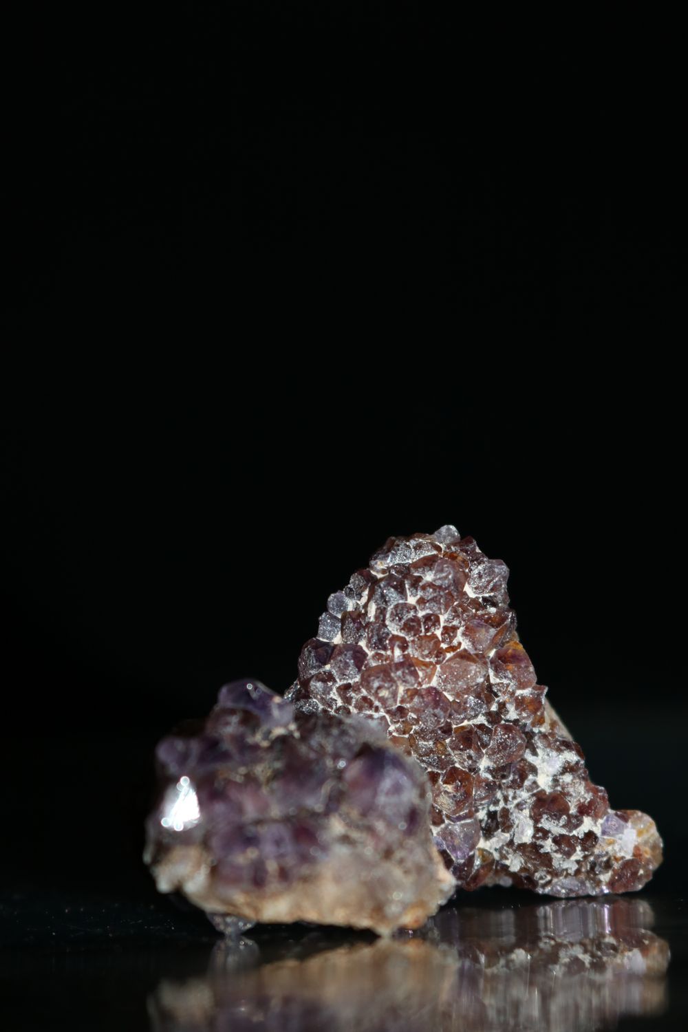 Natural Small Dark Amethyst Clusters