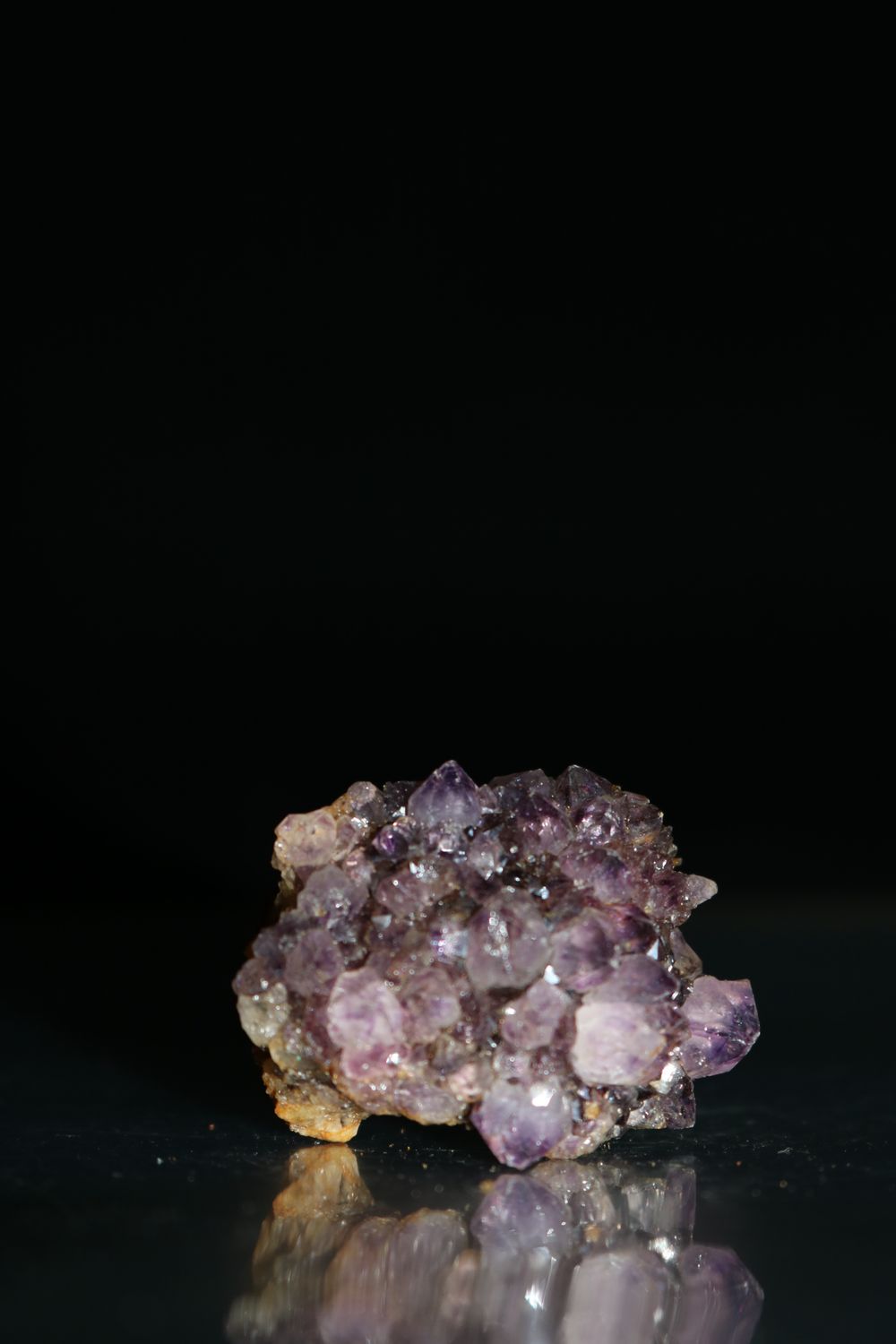 Natural Small Dark Amethyst Clusters