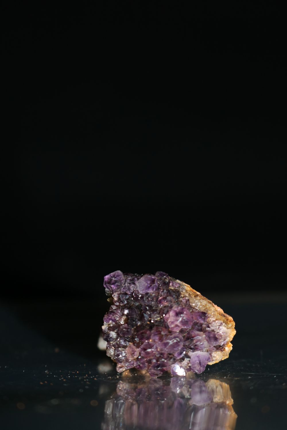Natural Small Dark Amethyst Clusters
