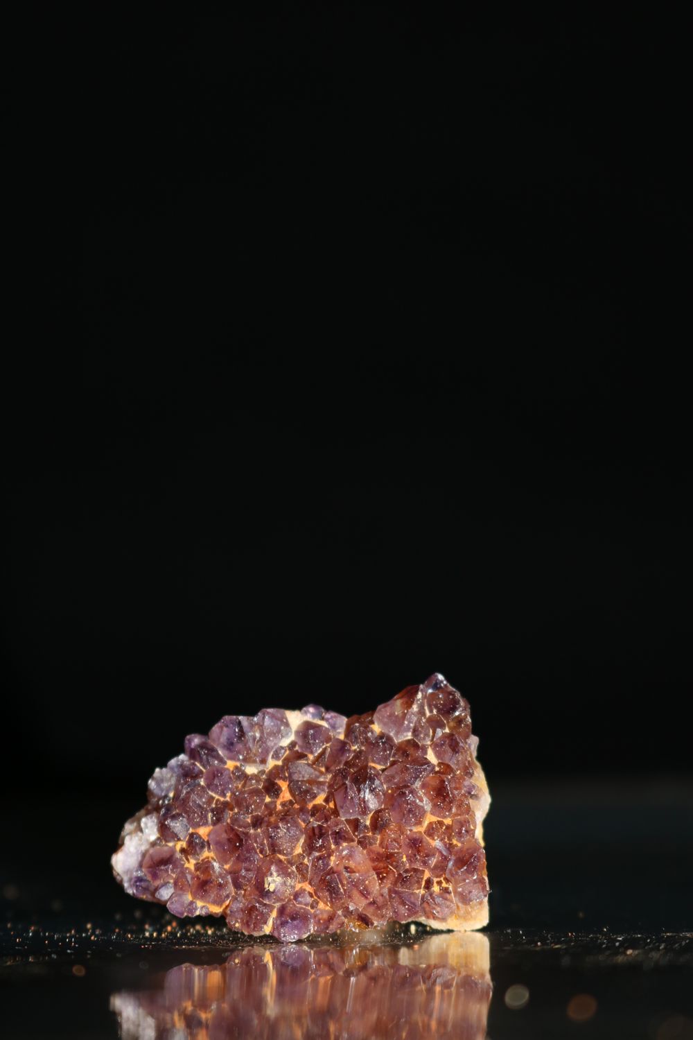 Natural Small Dark Amethyst Clusters