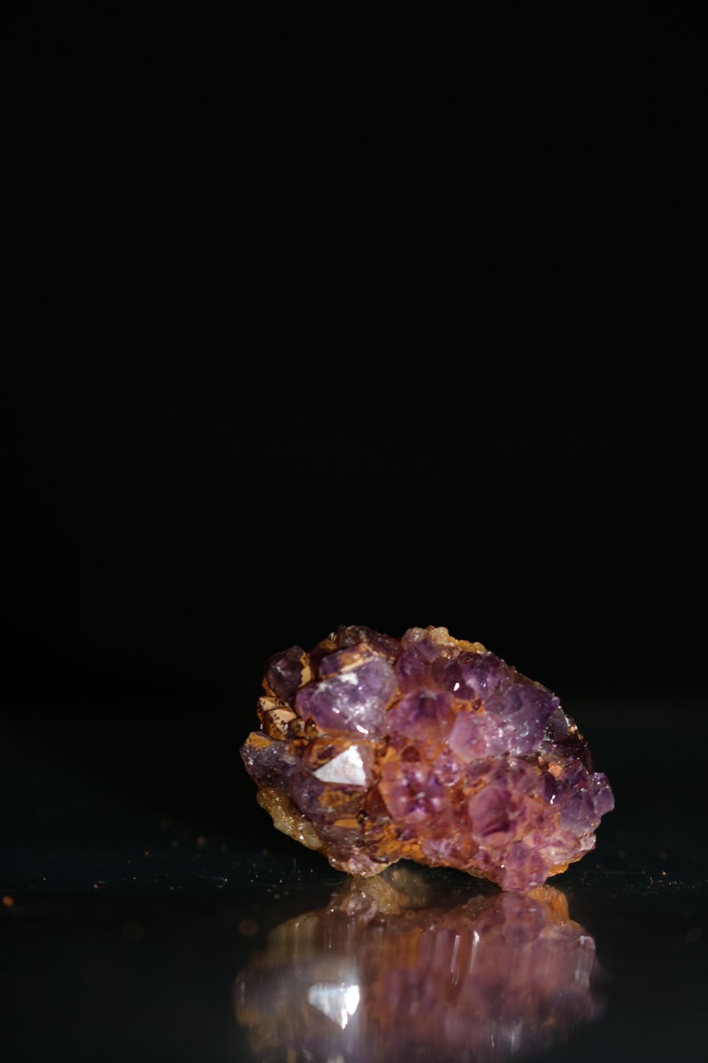 Natural Small Dark Amethyst Clusters