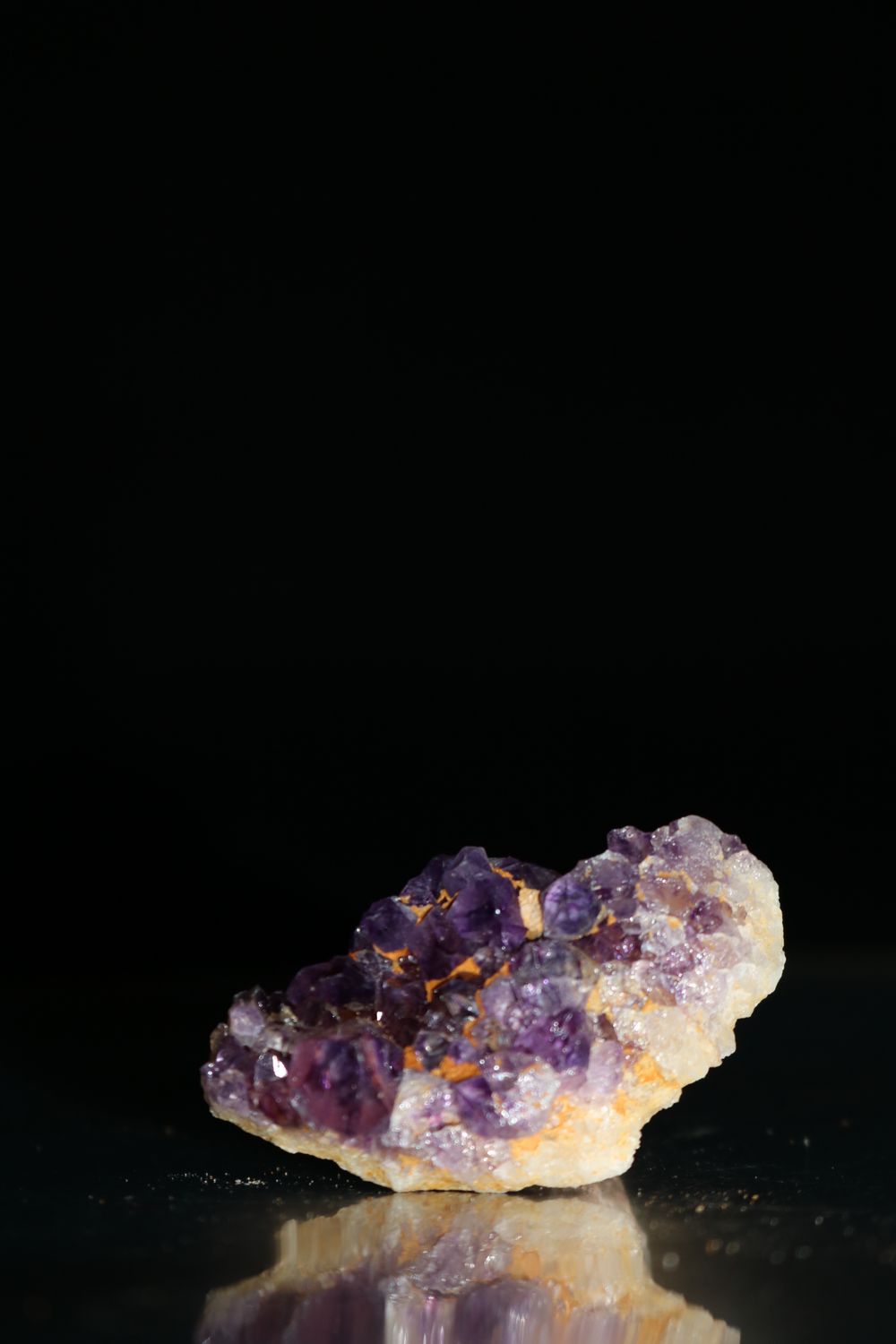 Natural Small Dark Amethyst Clusters