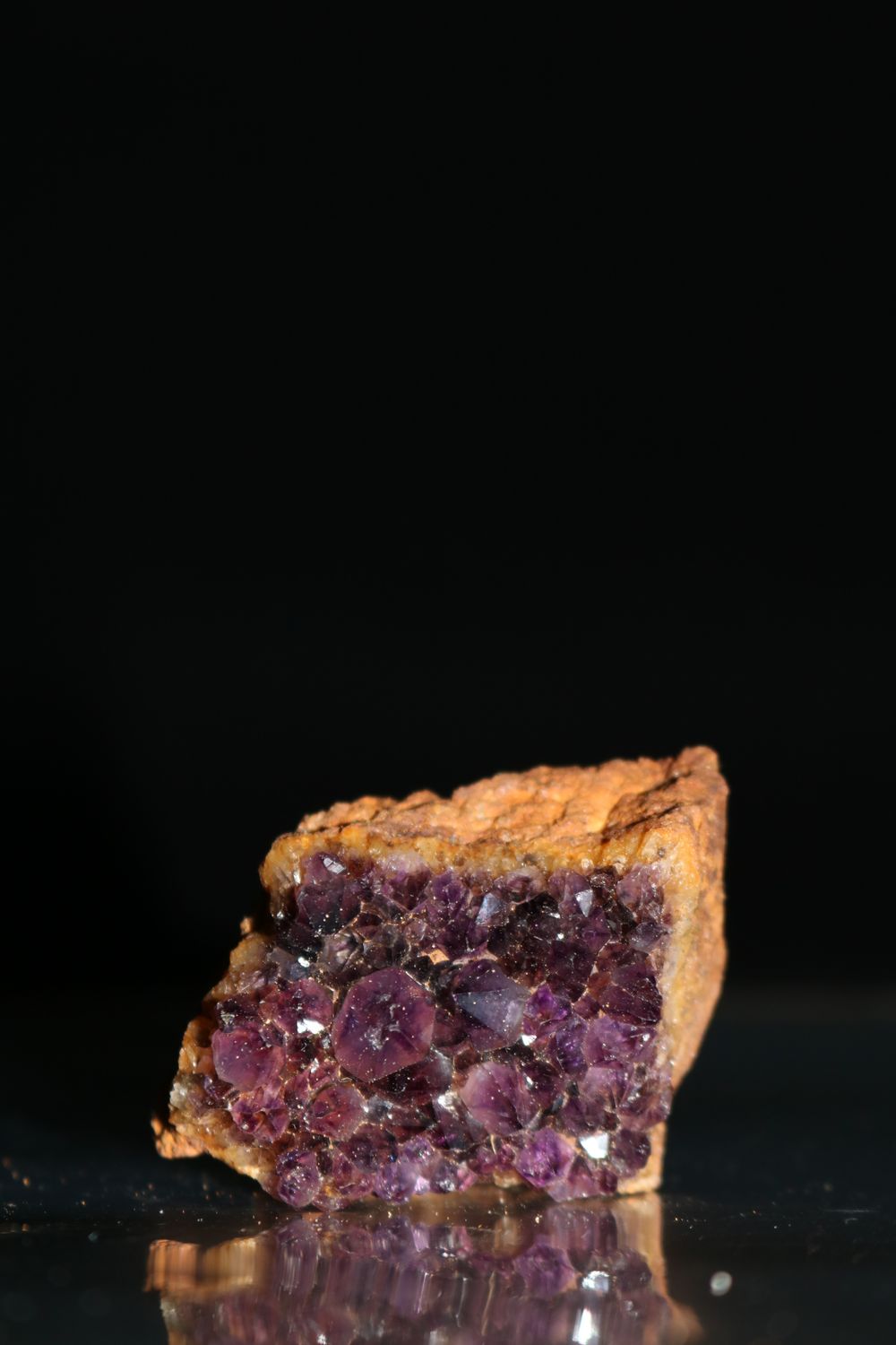 Natural Small Dark Amethyst Clusters