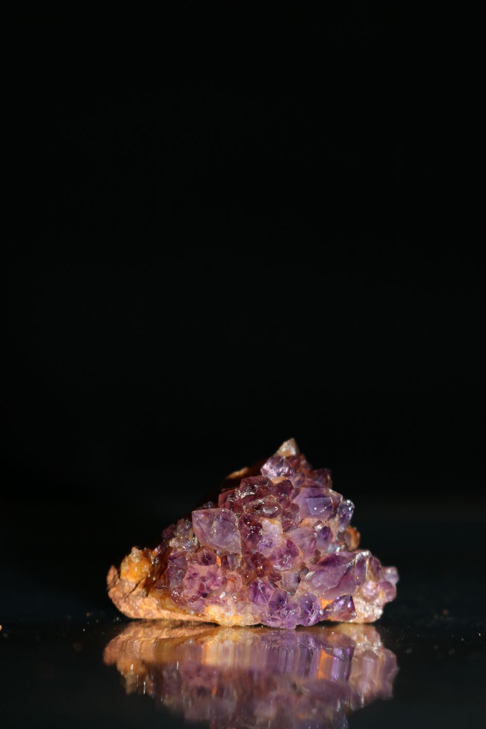 Natural Small Dark Amethyst Clusters