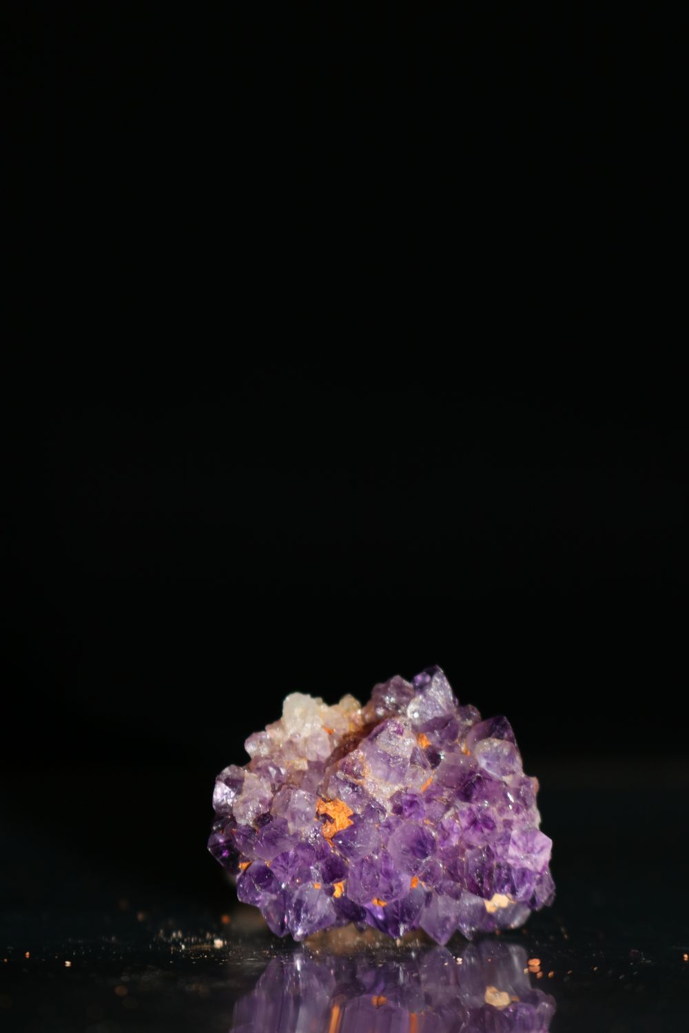 Natural Small Dark Amethyst Clusters