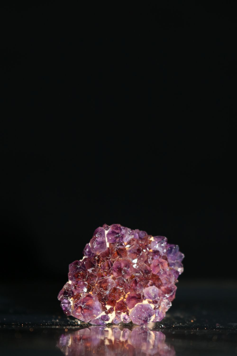 Natural Small Dark Amethyst Clusters
