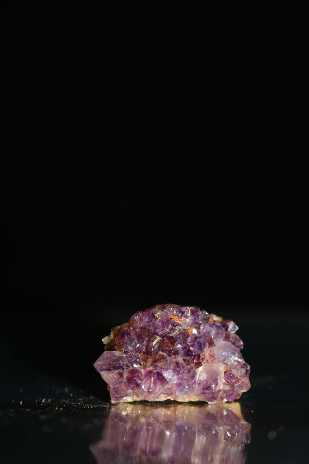 Natural Small Dark Amethyst Clusters