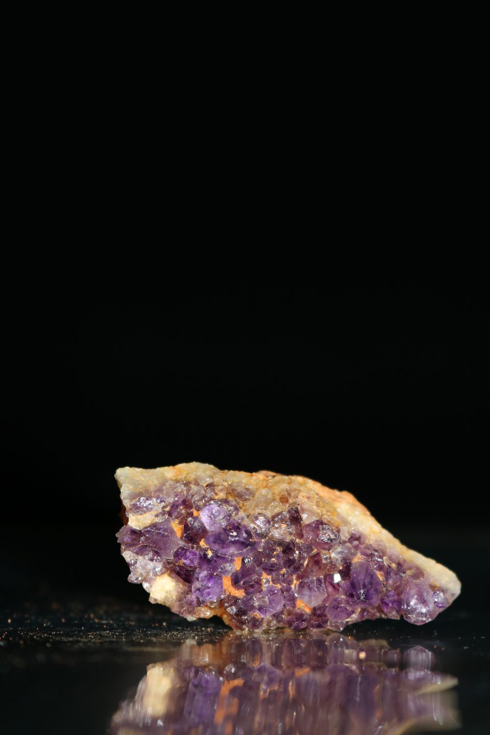 Natural Small Dark Amethyst Clusters