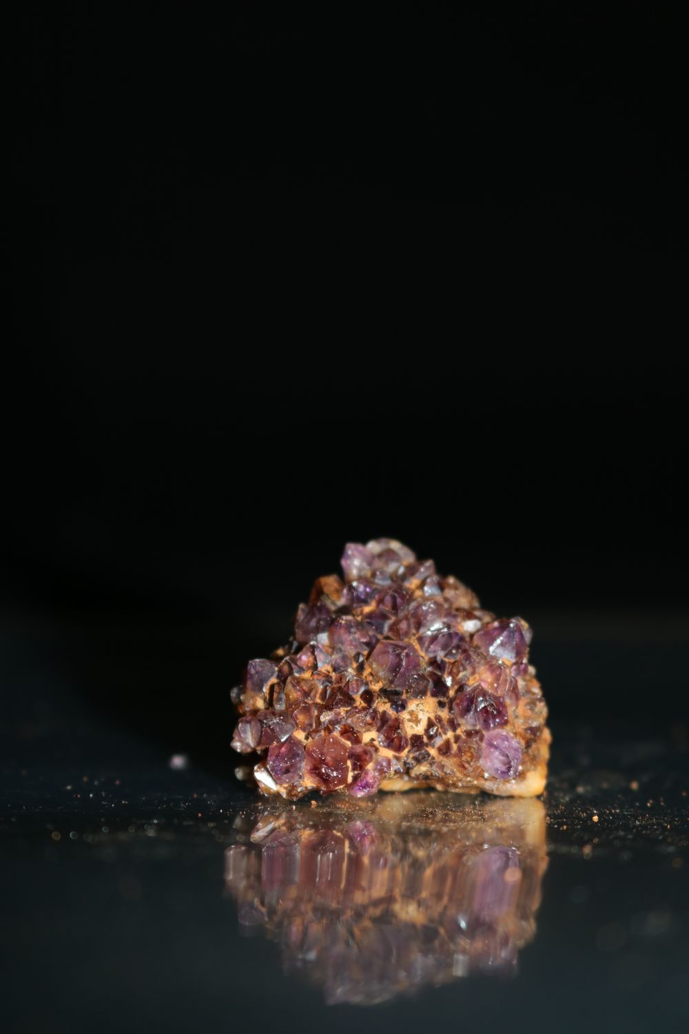 Natural Small Dark Amethyst Clusters
