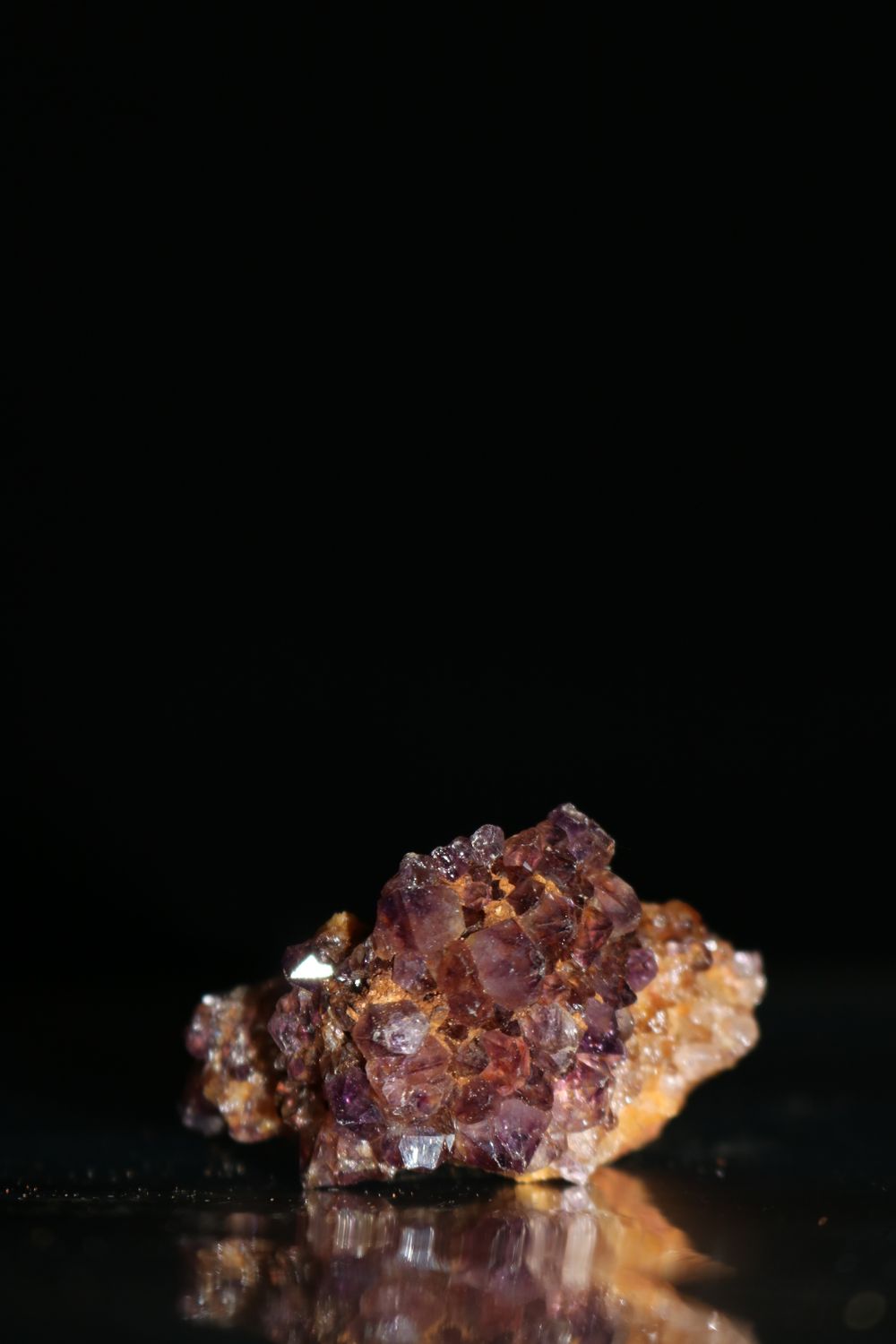 Natural Small Dark Amethyst Clusters