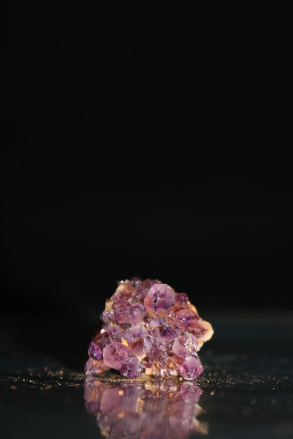 Natural Small Dark Amethyst Clusters
