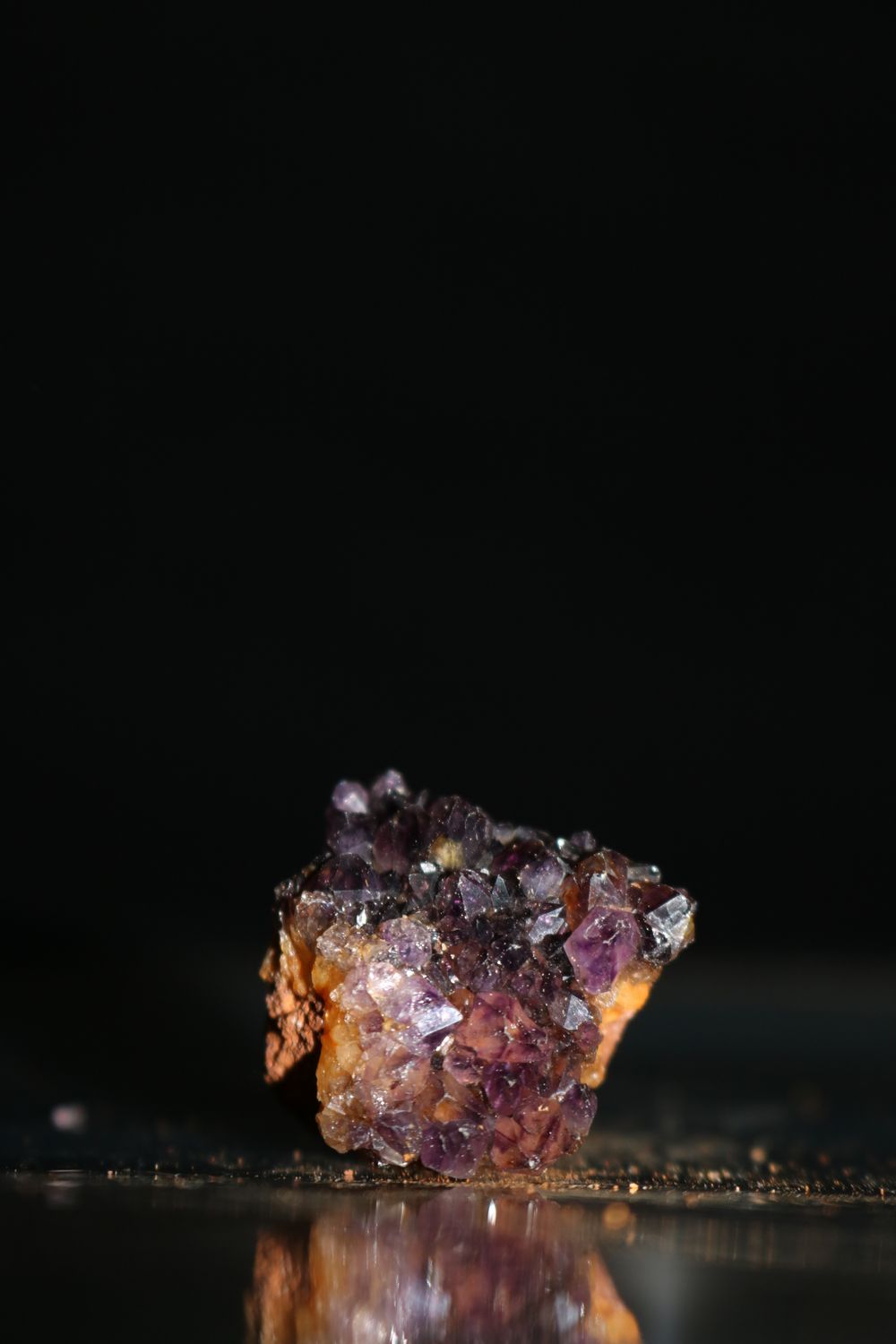 Natural Small Dark Amethyst Clusters
