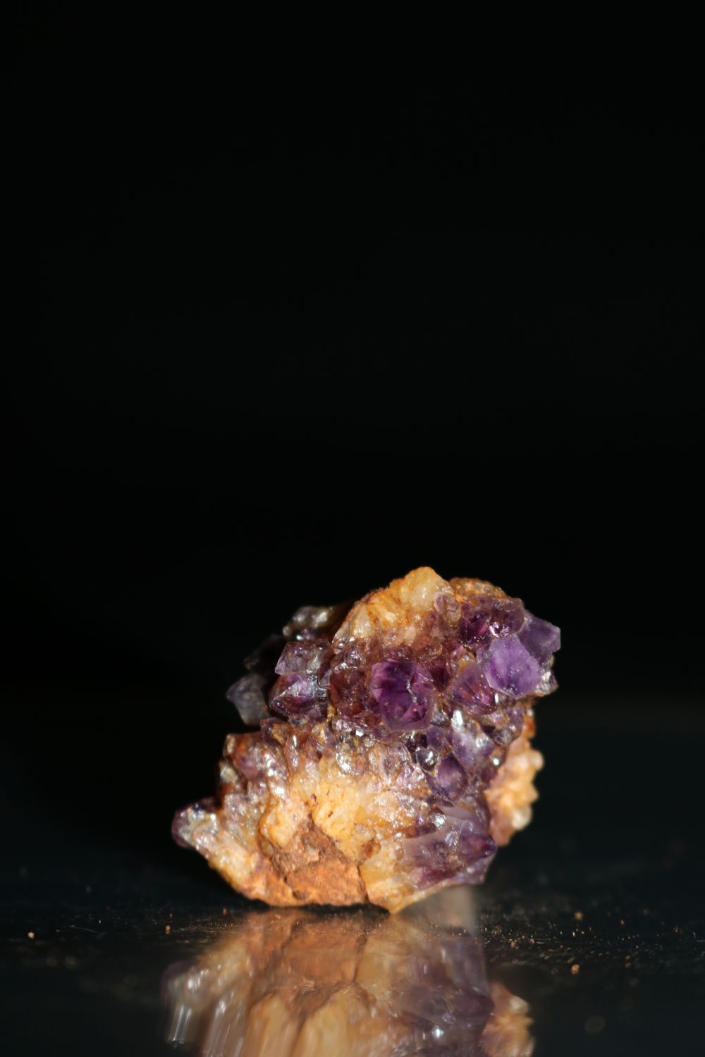 Natural Small Dark Amethyst Clusters