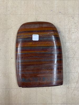 Polished Branded Tiger Iron Stone Standing Freeform