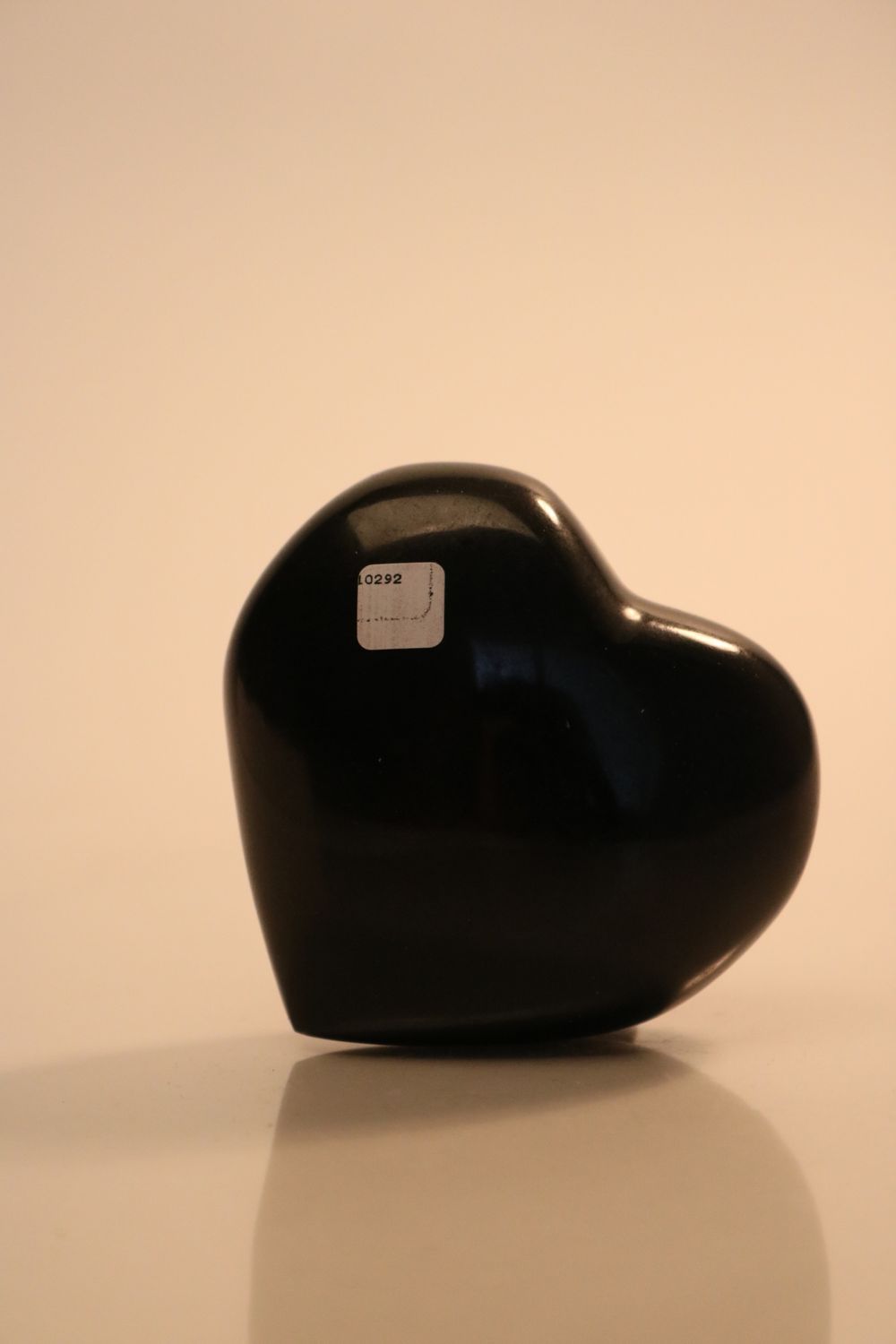Polished Black Basalt Hearts
