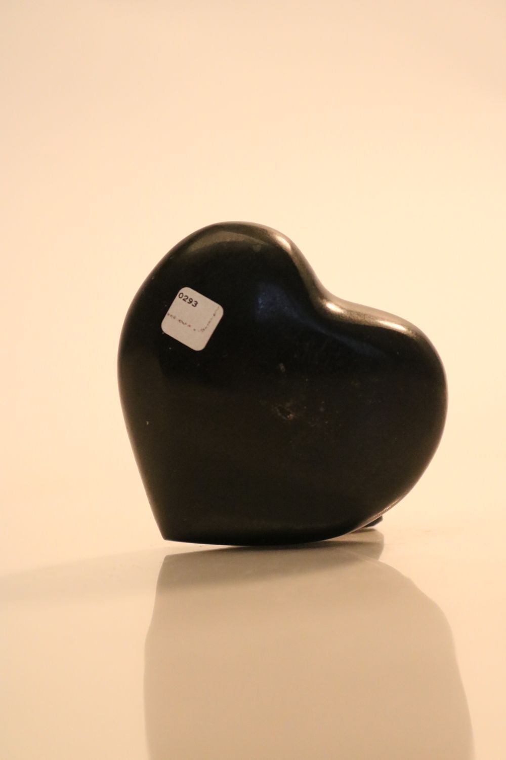 Polished Black Basalt Hearts