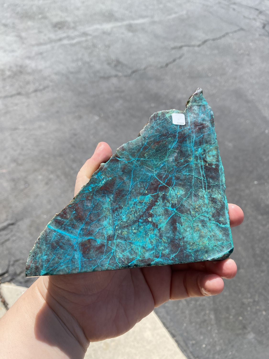 Lightning Chrysocolla Slab
