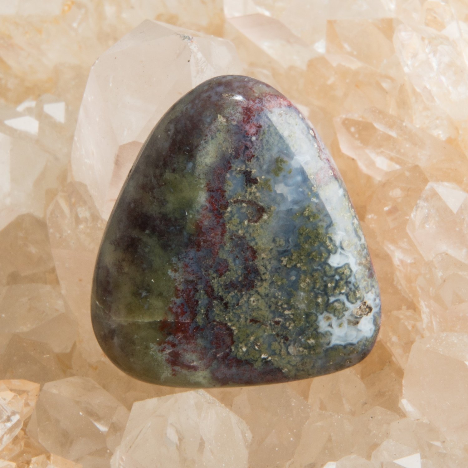 Indonesian Moss Agate Cabochon