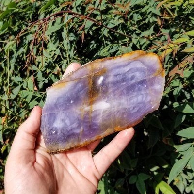 Purple Chalcedony Slab - 161 grams Purple Chalcedony Slab - 161 grams