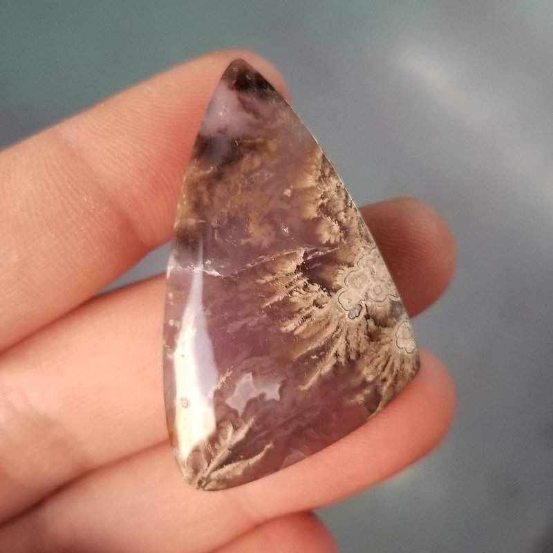 Indonesian Moss Agate Cabochon