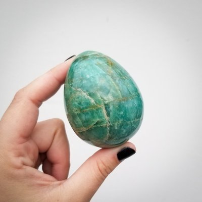 Blue Apatite Egg