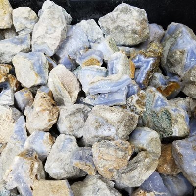 Malawi Blue Chalcedony - 1 pound lot