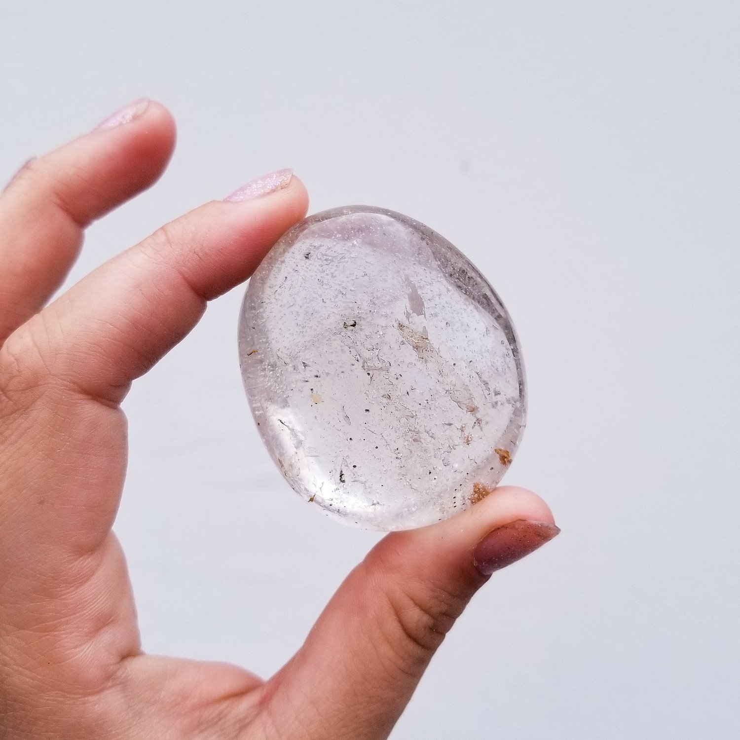 Clear Quartz Palmstone