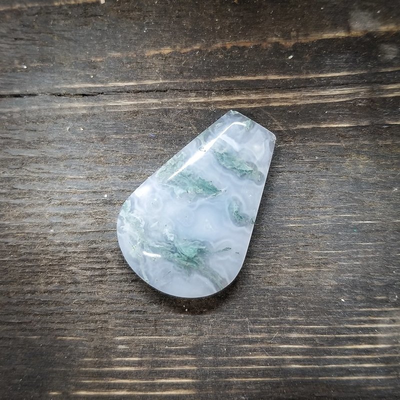 Indonesian Moss Agate Cabochon