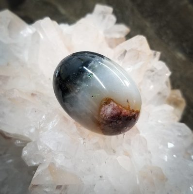 Indonesian Moss Agate Cabochon