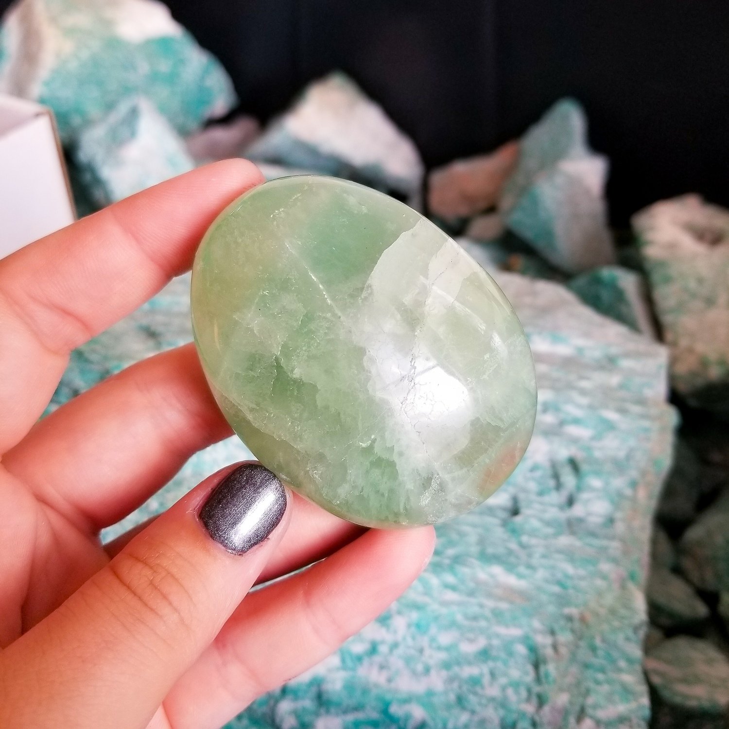 Fluorite Palmstone