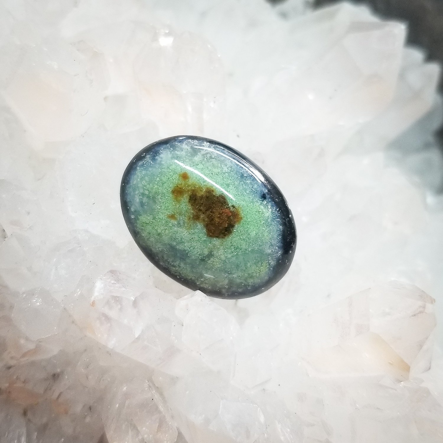 Indonesian Opalized Wood Cabochon
