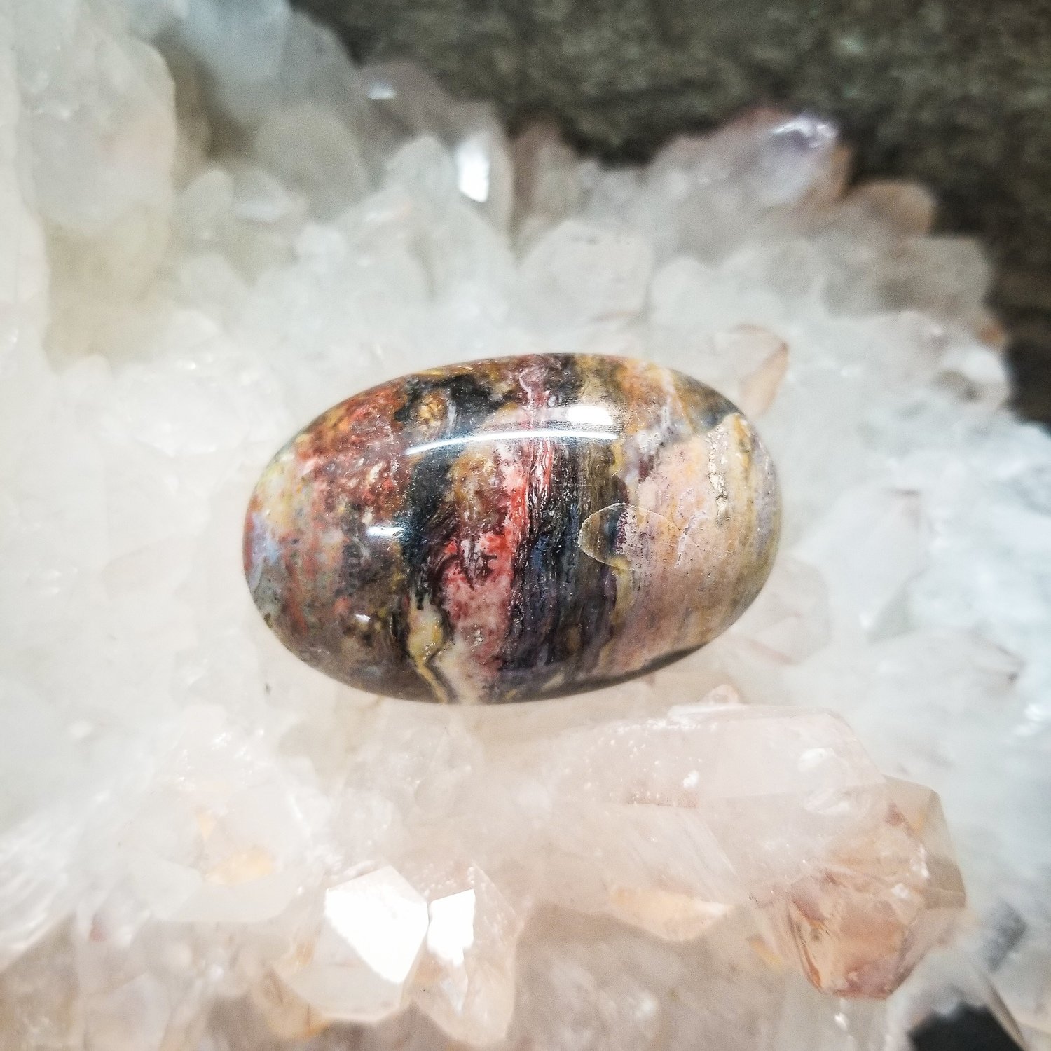 Indonesian Opalized Wood Cabochon