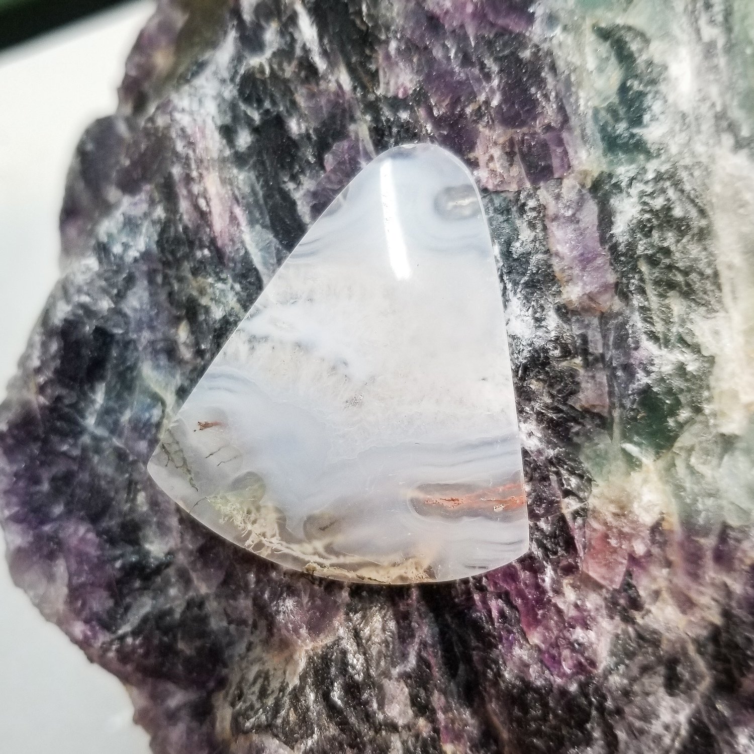 Indonesian Moss Agate Cabochon