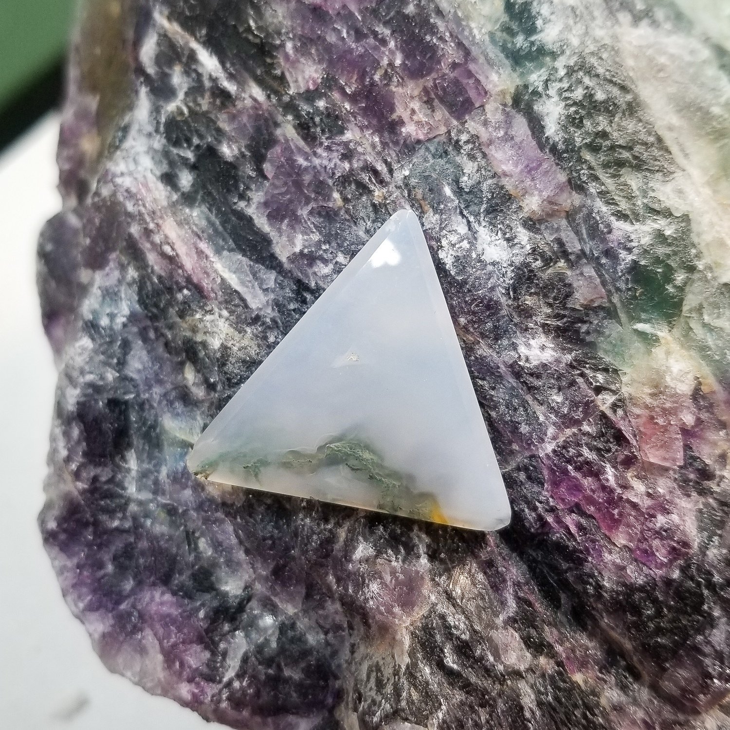Indonesian Moss Agate Cabochon