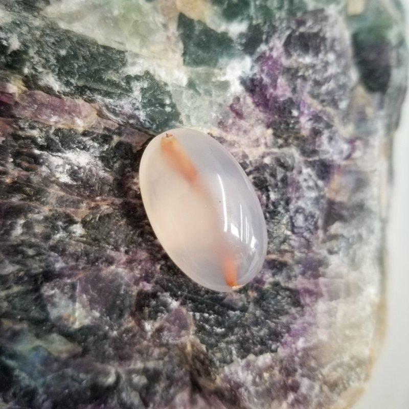 Tube Agate Cabochon