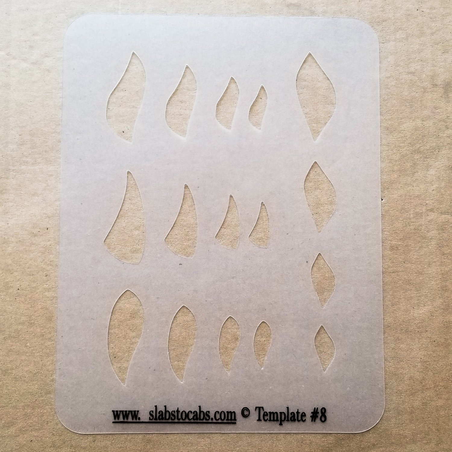 Cabochon Template - Sheet #8