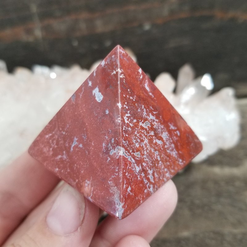 Red Jasper Pyramid