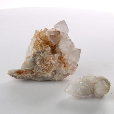 Spirit Quartz Crystal Clusters - Set of 2 Spirit Quartz Crystal Clusters - Set of 2