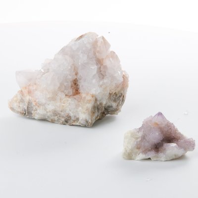 Spirit Quartz Clusters - Set of 2 Spirit Quartz Clusters - Set of 2