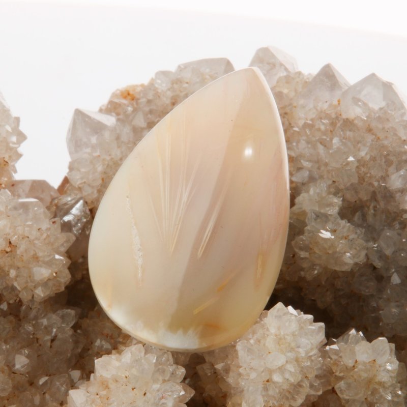 Tube Agate Cabochon