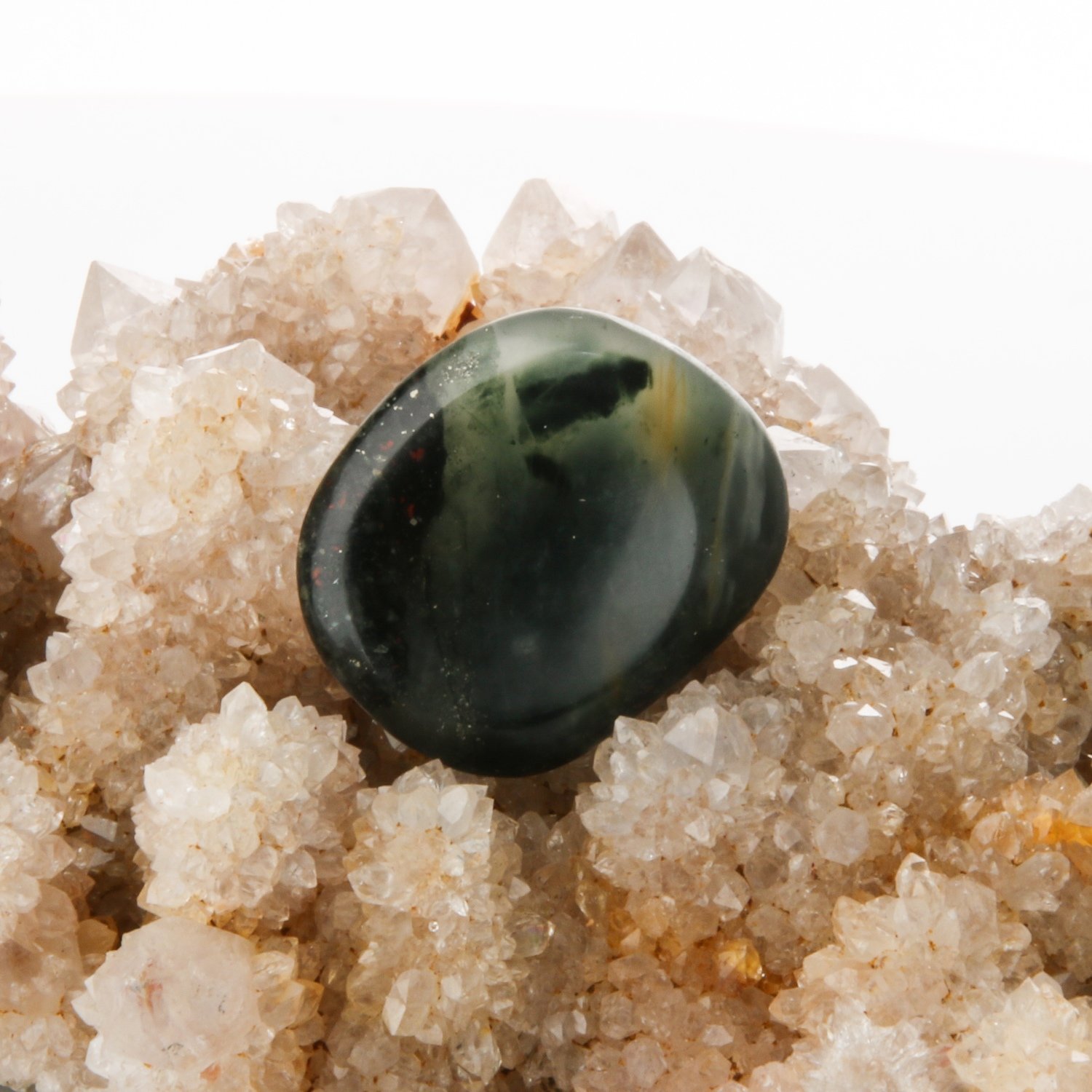 Bloodstone Worry Stone