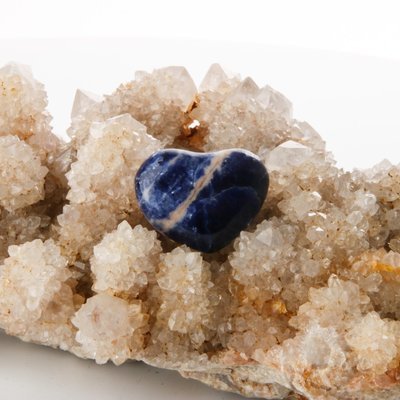Sodalite Heart Shaped Palmstone