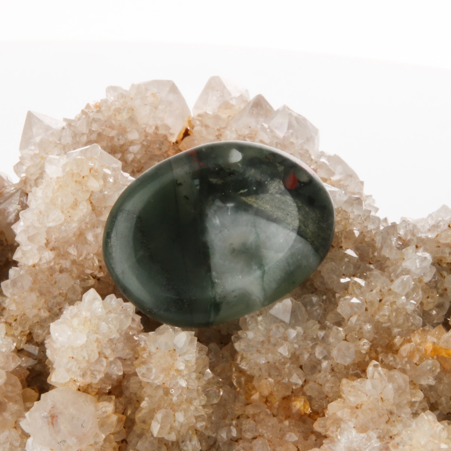Bloodstone Worry Stone